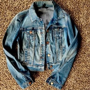 White House Black Market Denim Jacket